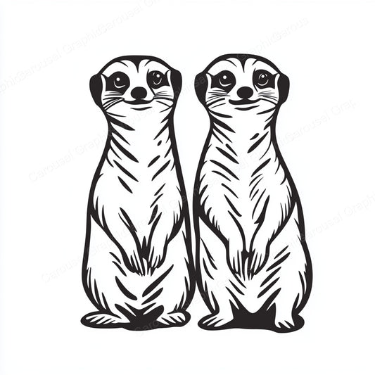 Meerkat Vector Graphic preview