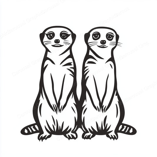 Meerkat Vector Graphic preview