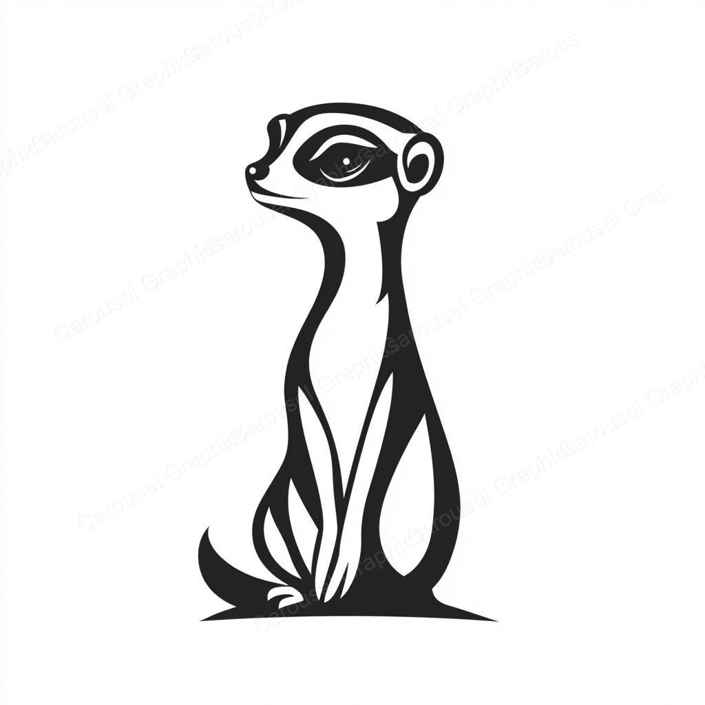 Meerkat Vector Graphic preview