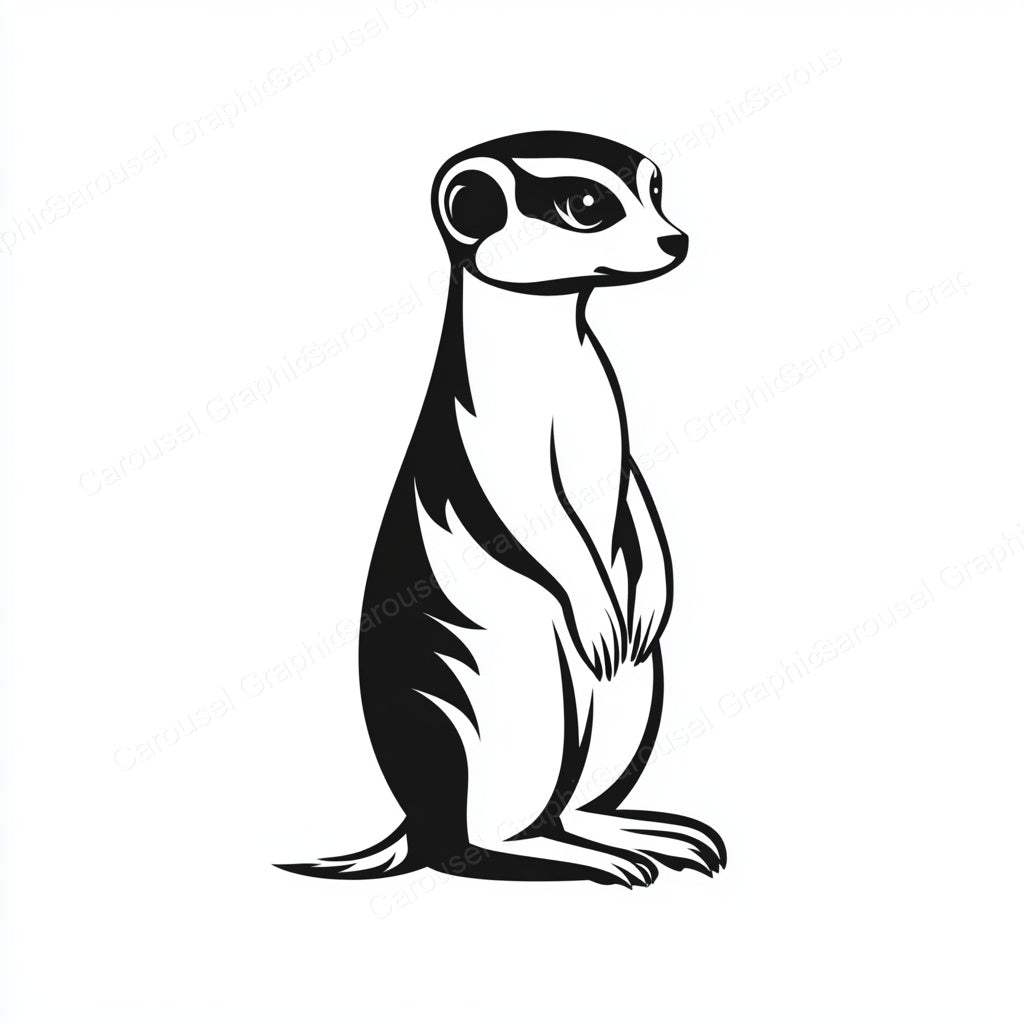Meerkat Vector Graphic preview