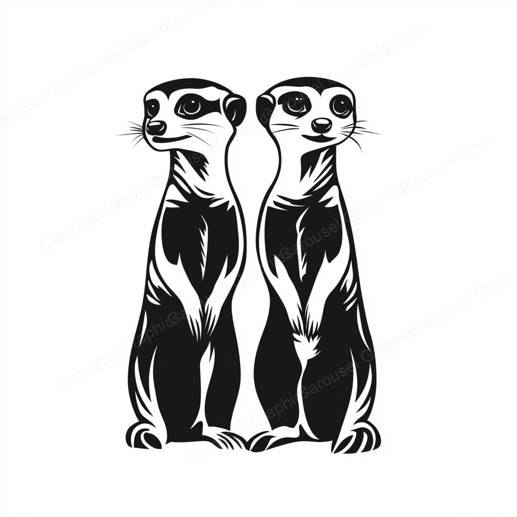Meerkat Vector Graphic preview