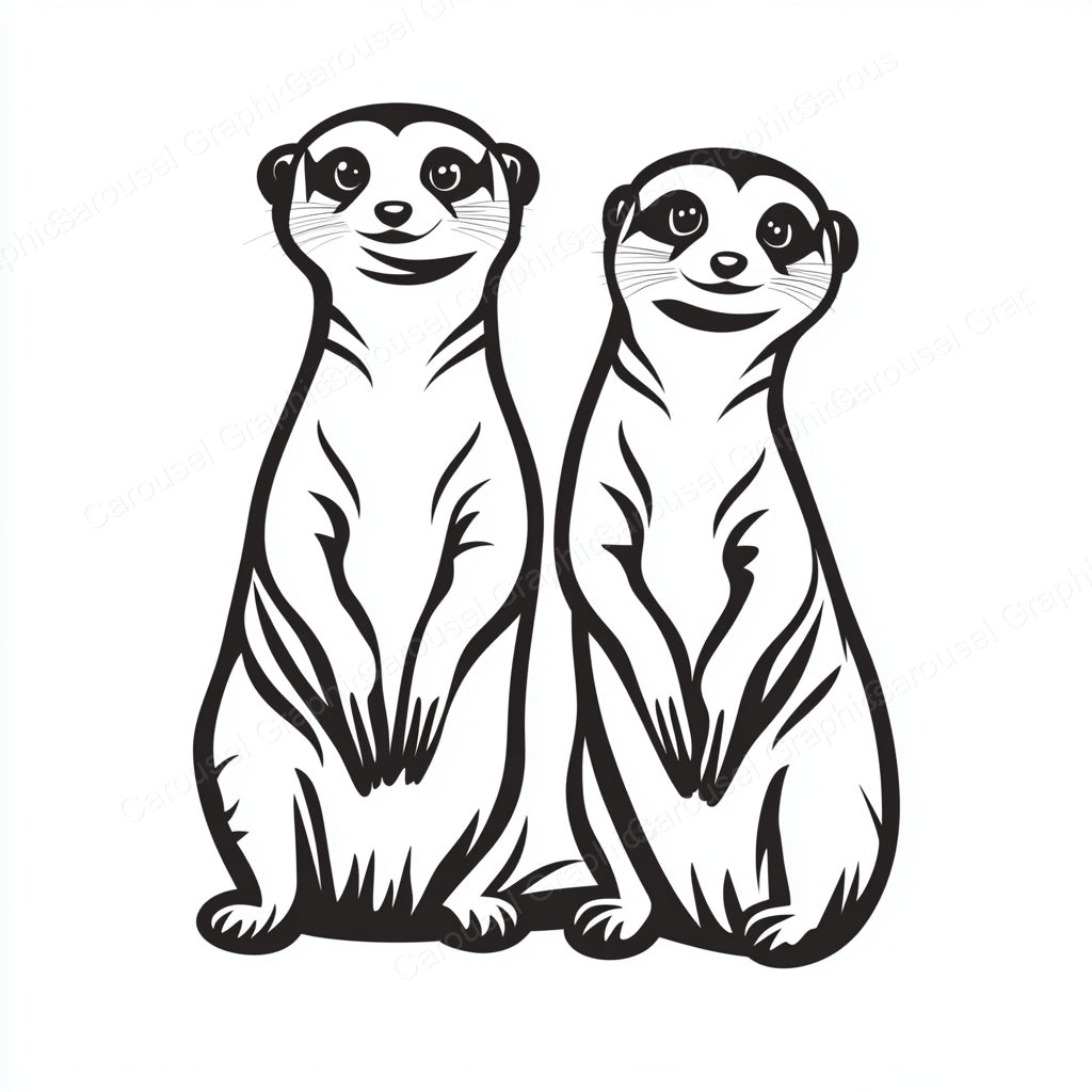 Meerkat Vector Graphic preview