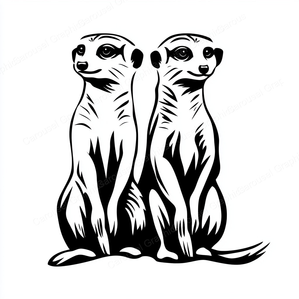 Meerkat Vector Graphic preview