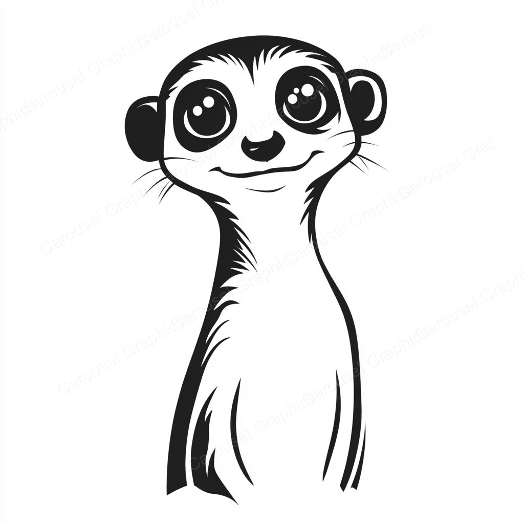 Meerkat Vector Graphic preview