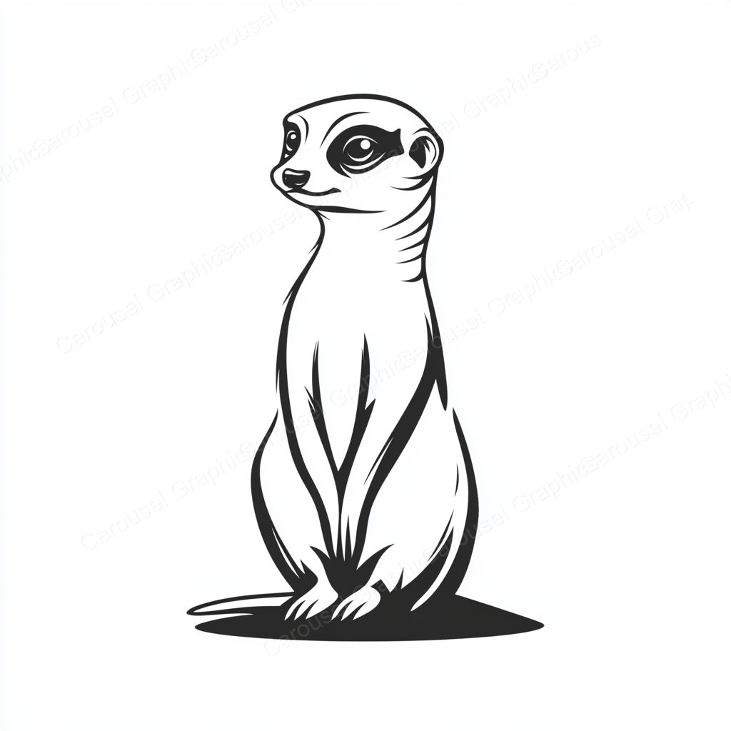 Meerkat Vector Graphic preview
