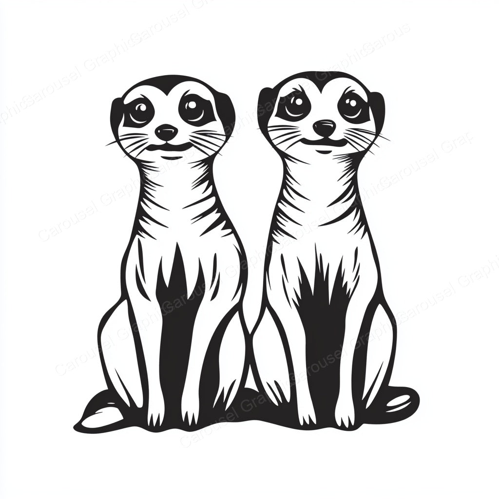 Meerkat Vector Graphic preview