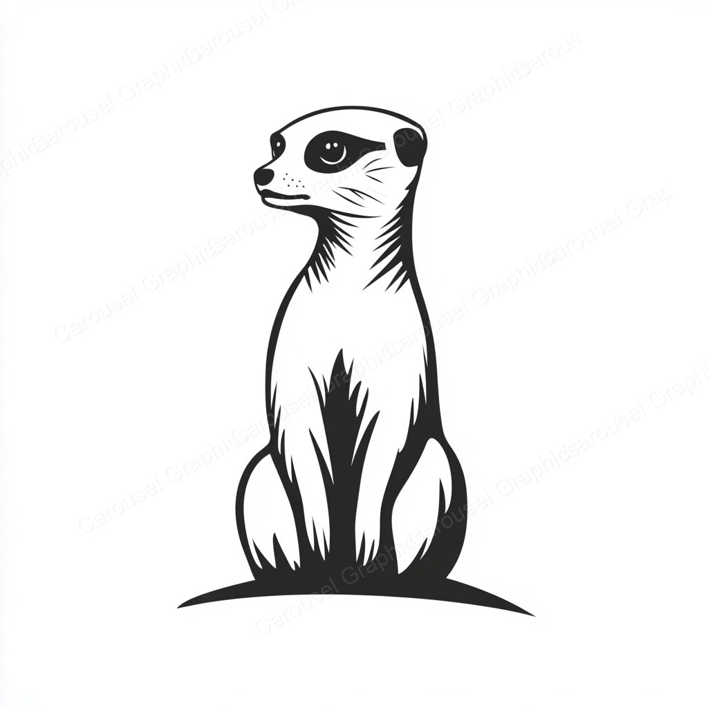 Meerkat Vector Graphic preview