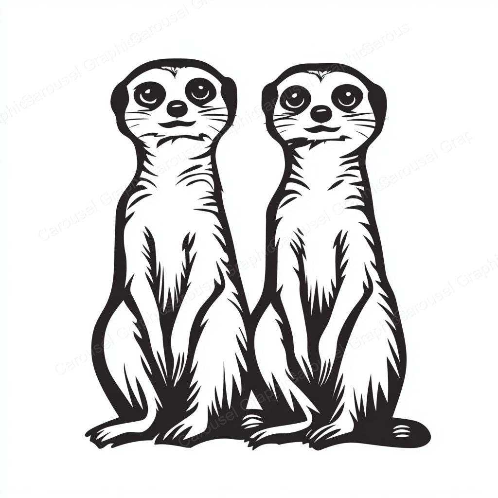 Meerkat Vector Graphic preview