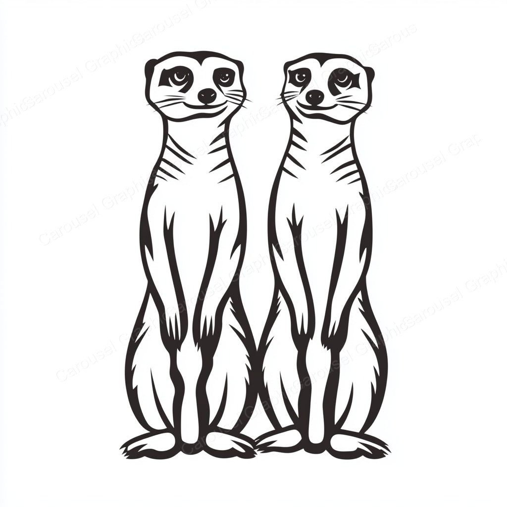 Meerkat Vector Graphic preview