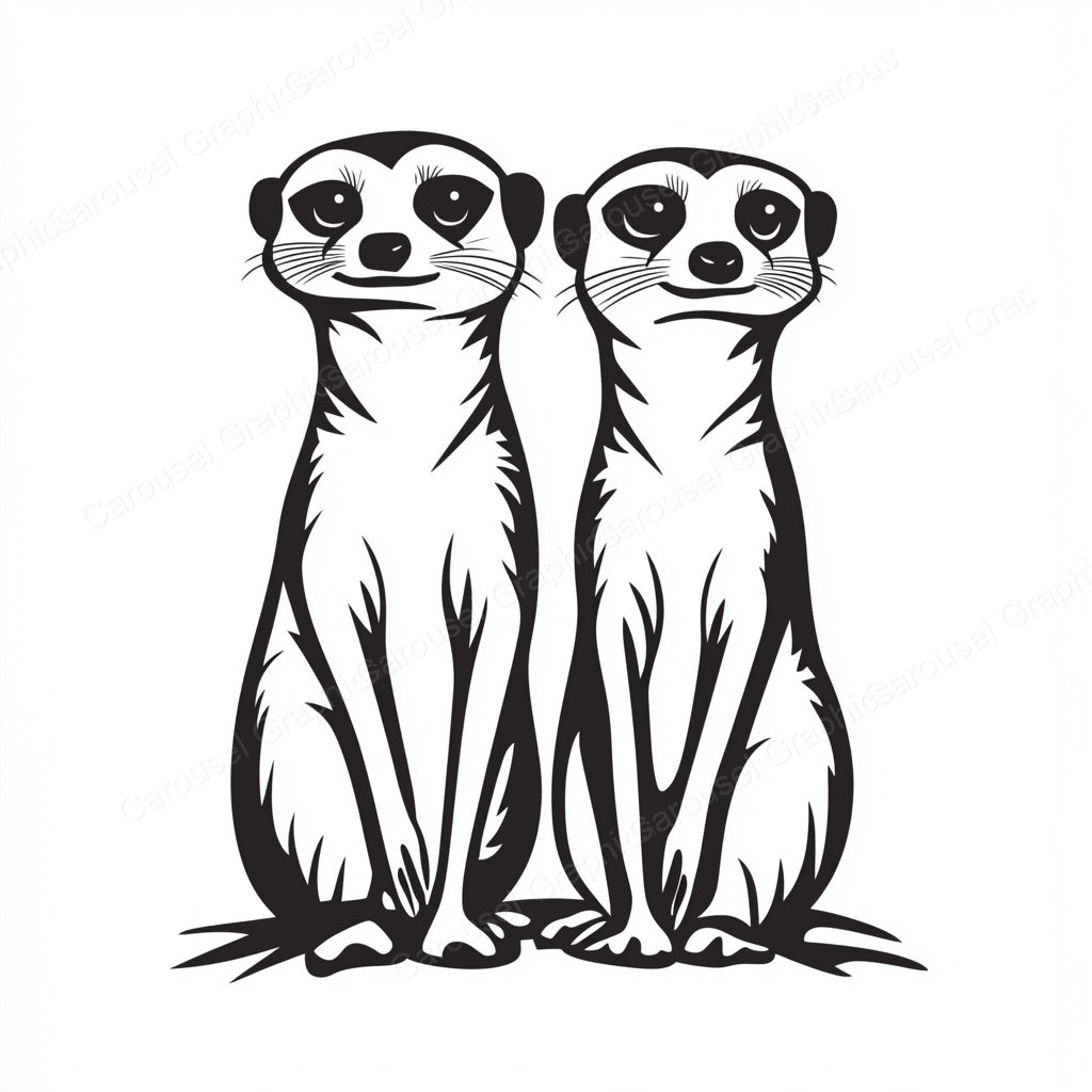 Meerkat Vector Graphic preview