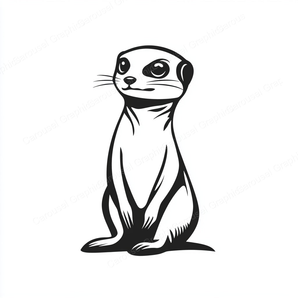Meerkat Vector Graphic preview