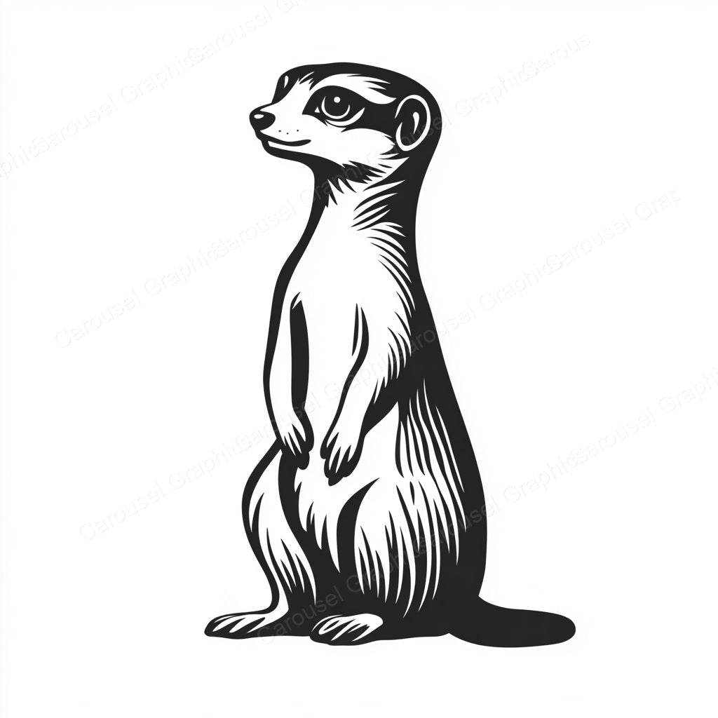 Meerkat Vector Graphic preview