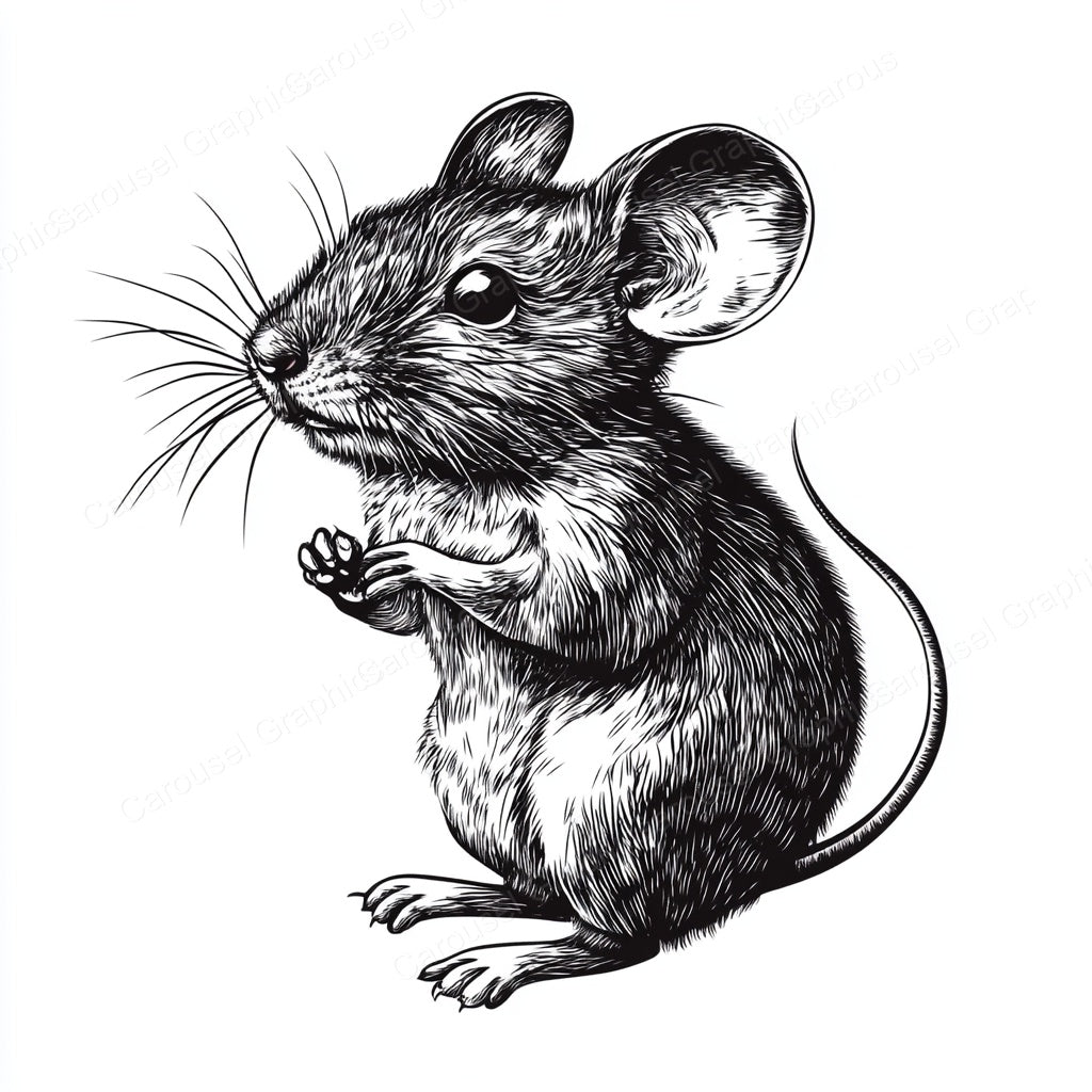 Mouse Vector Graphic preview
