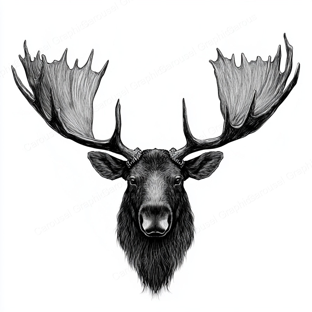 Moose Vector Graphic preview