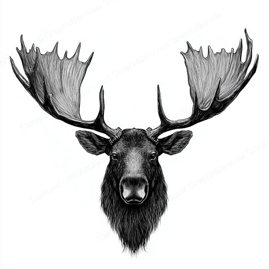 Moose Vector Graphic preview