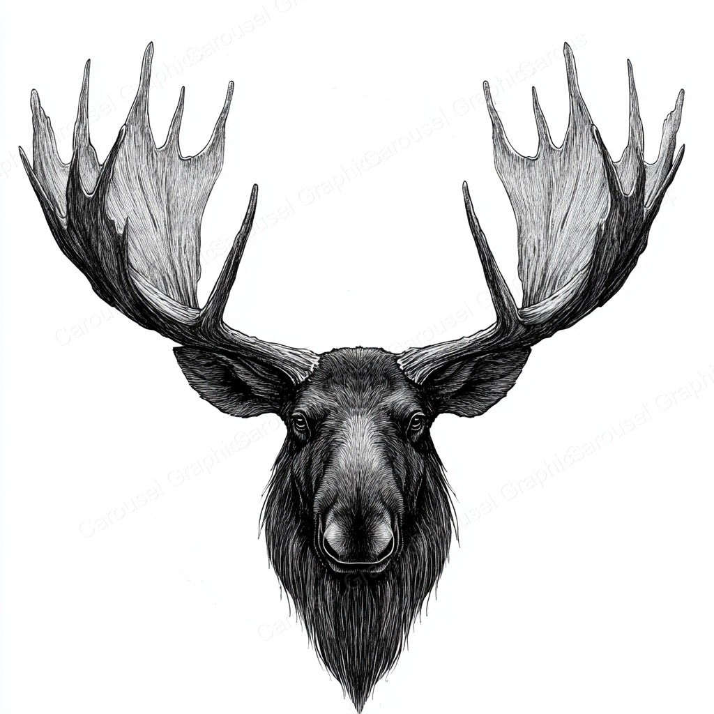 Moose Vector Graphic preview