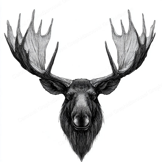 Moose Vector Graphic preview