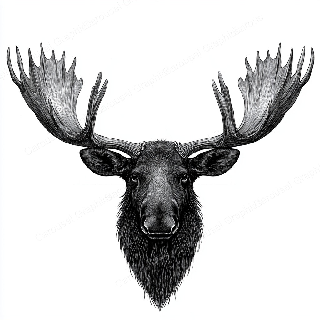 Moose Vector Graphic preview