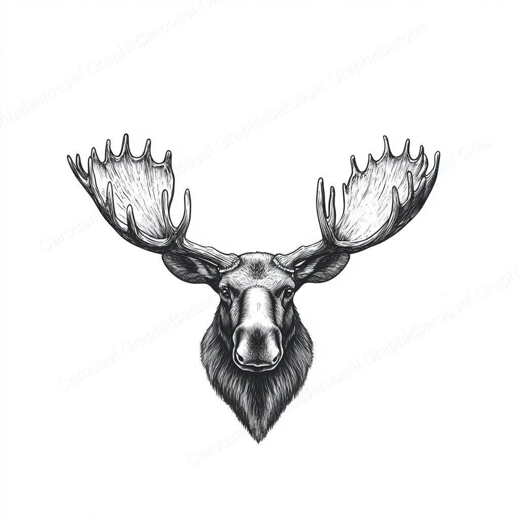 Moose Vector Graphic preview