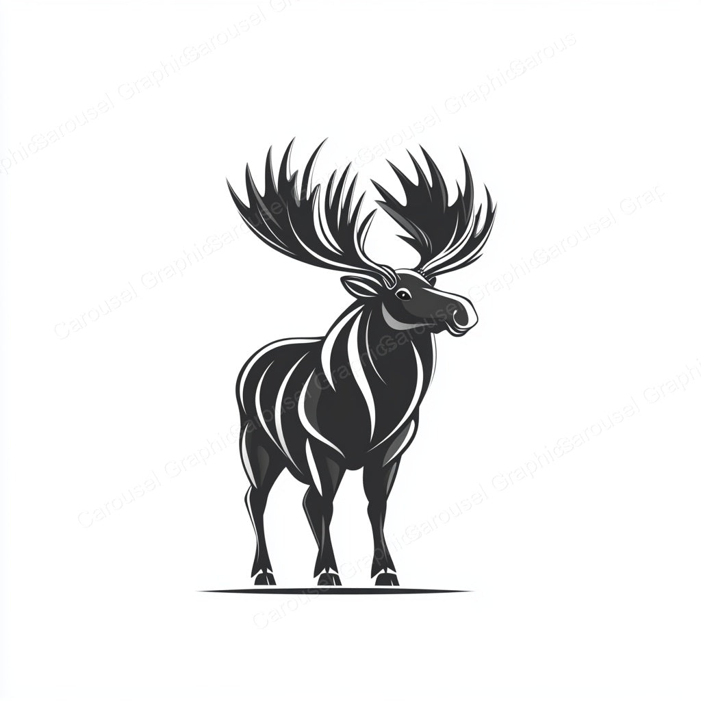 Moose Vector Graphic preview