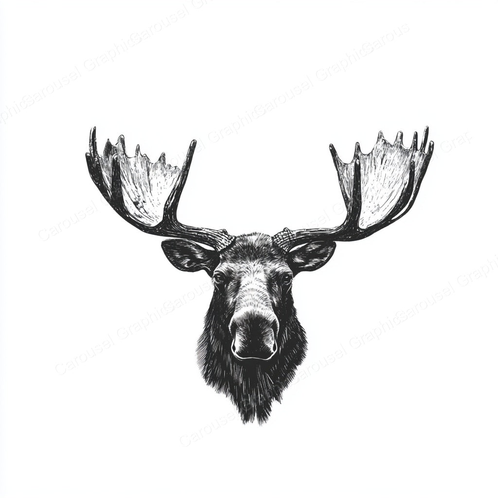 Moose Vector Graphic preview