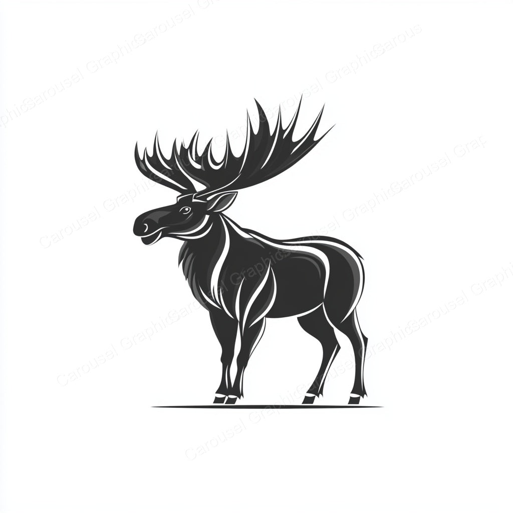 Moose Vector Graphic preview