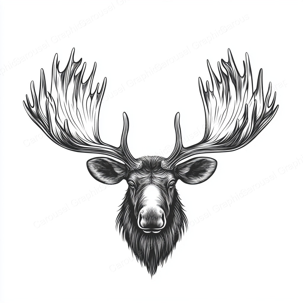 Moose Vector Graphic preview