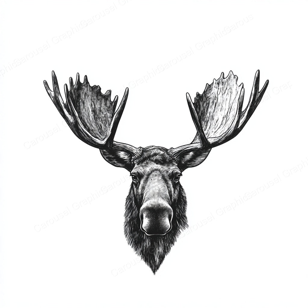 Moose Vector Graphic preview