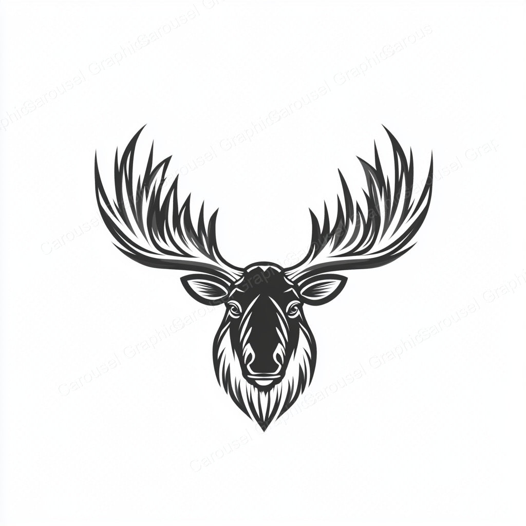 Moose Vector Graphic preview