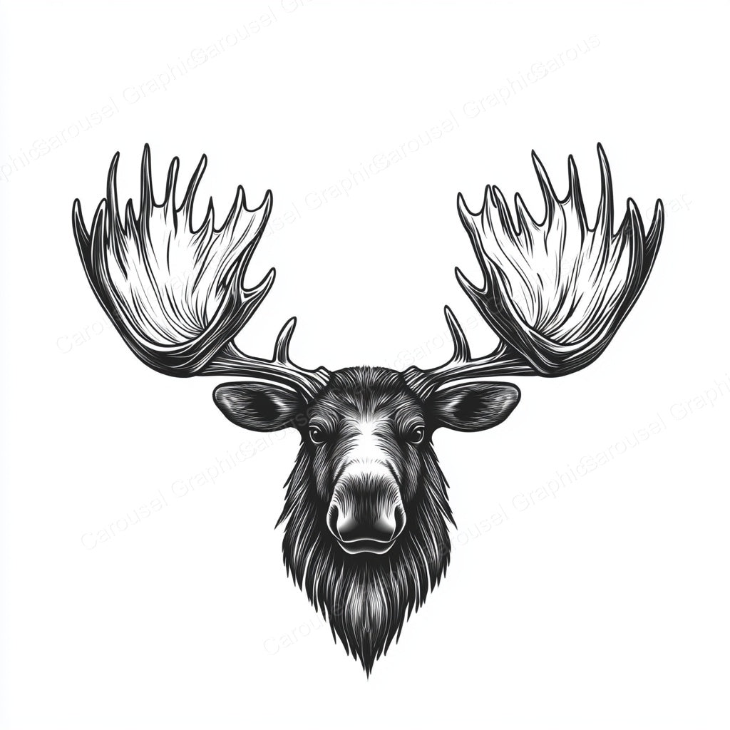 Moose Vector Graphic preview