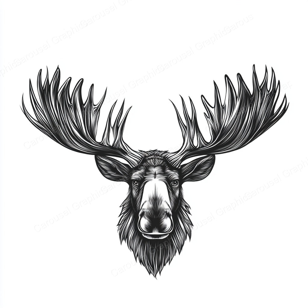 Moose Vector Graphic preview