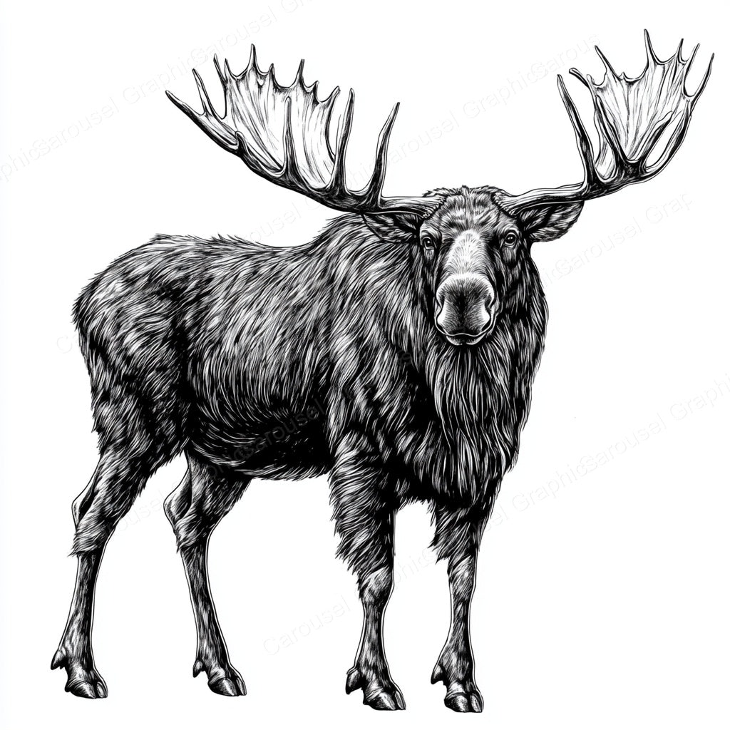 Moose Vector Graphic preview
