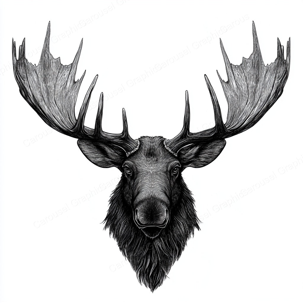 Moose Vector Graphic preview