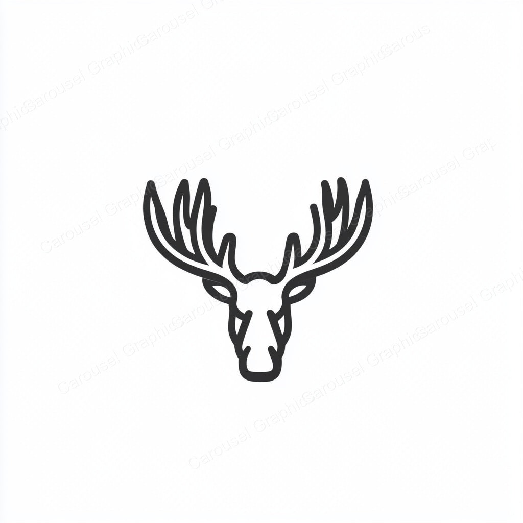 Moose Vector Graphic preview