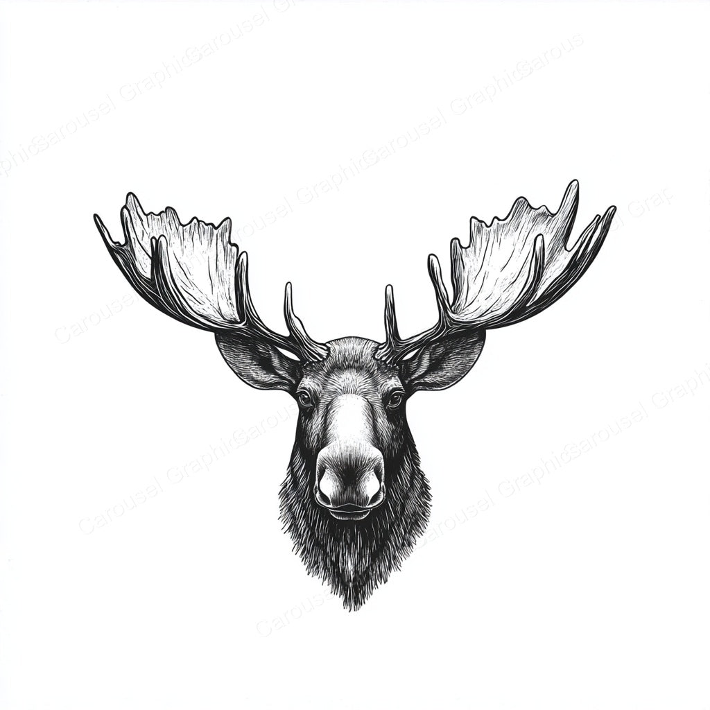 Moose Vector Graphic preview