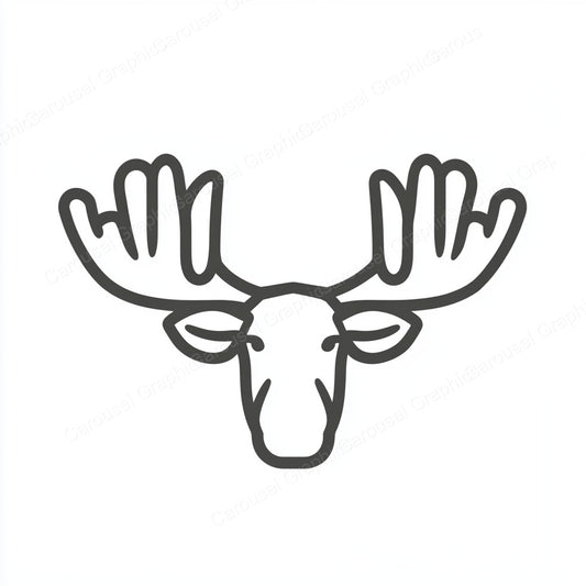 Moose Vector Graphic preview