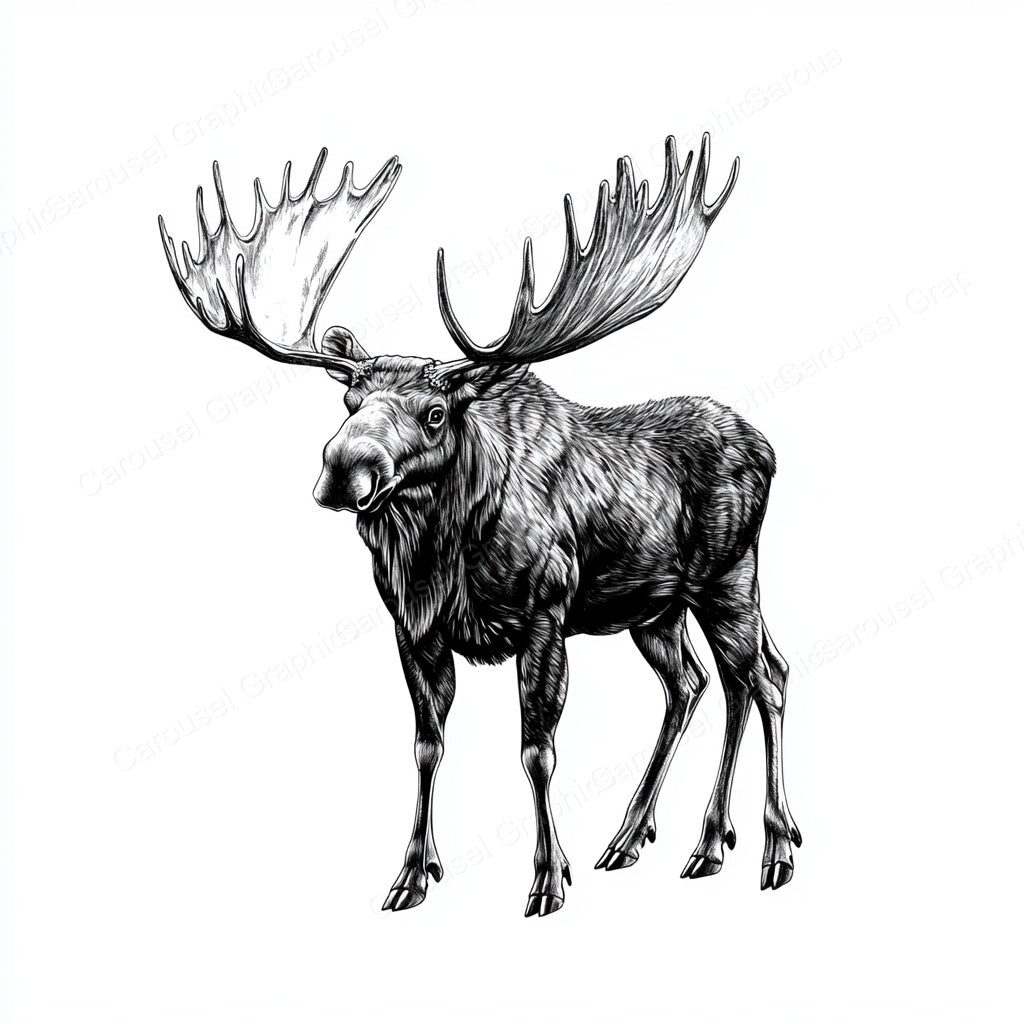 Moose Vector Graphic preview