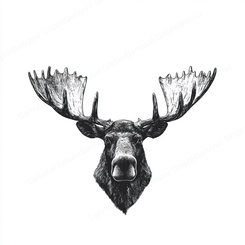 Moose Vector Graphic preview