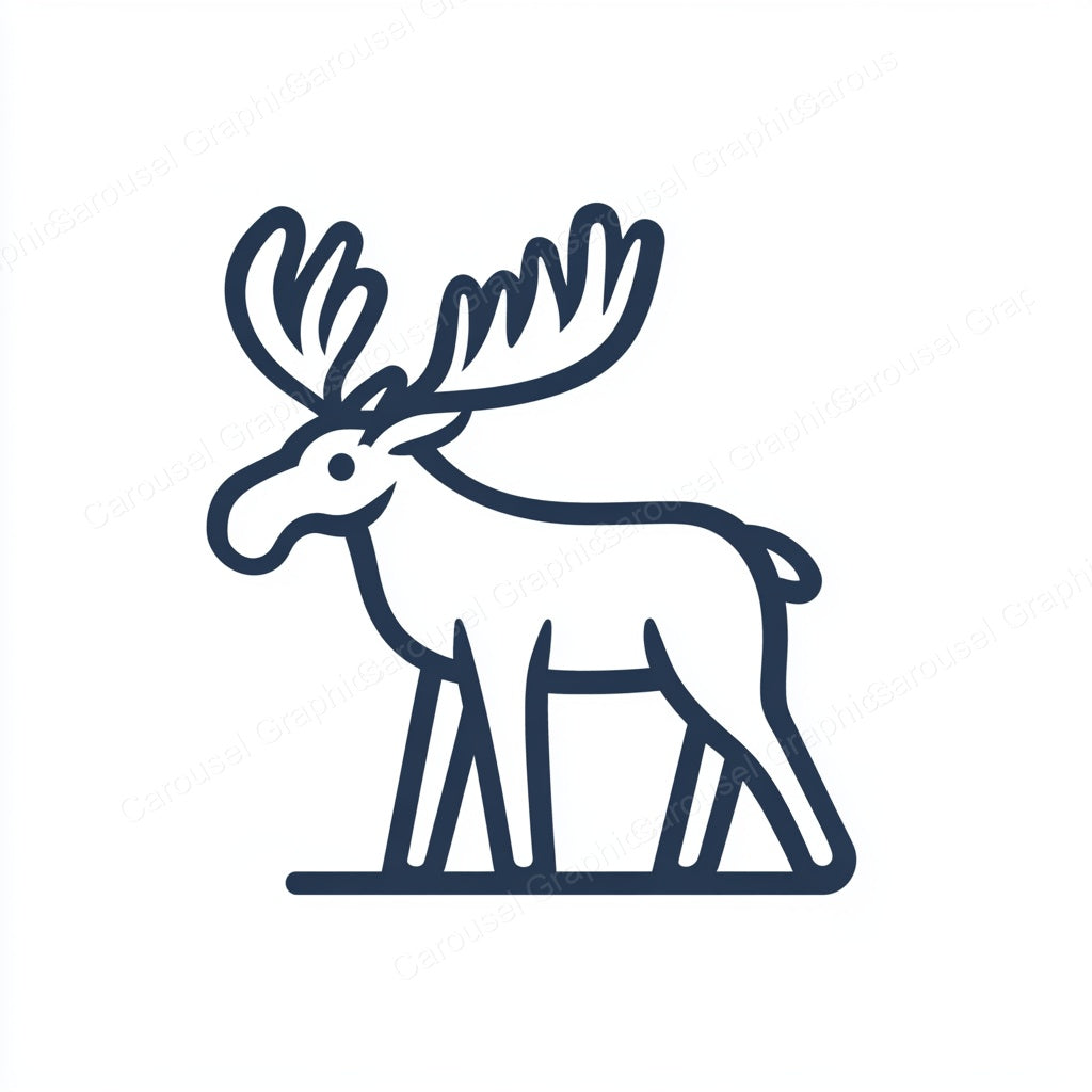 Moose Vector Graphic preview