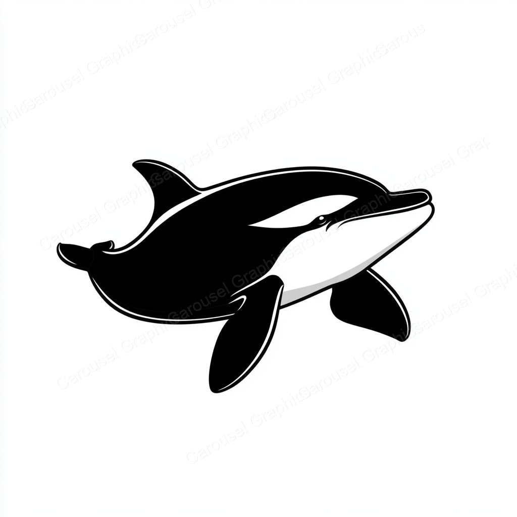 Orca Vector Graphic preview