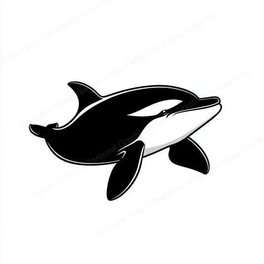 Orca Vector Graphic preview