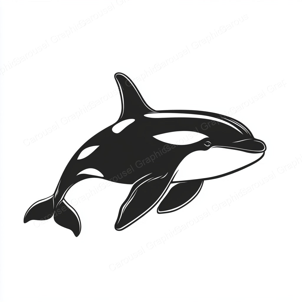Orca Vector Graphic preview