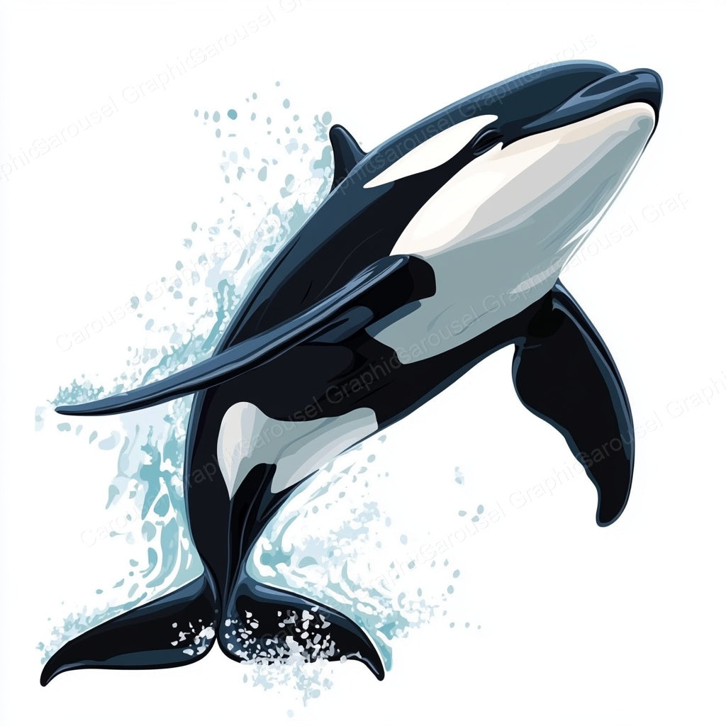 Orca Vector Graphic preview