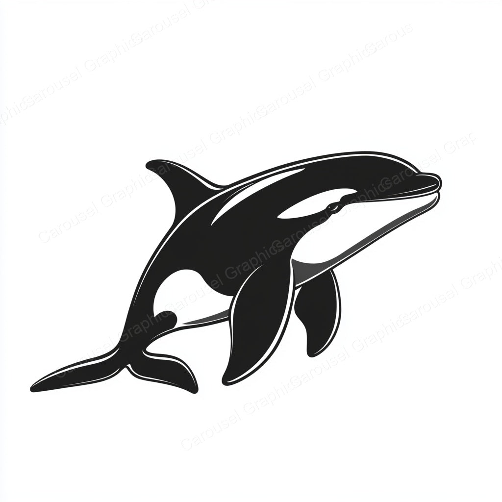 Orca Vector Graphic preview