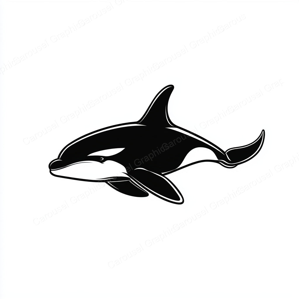 Orca Vector Graphic preview