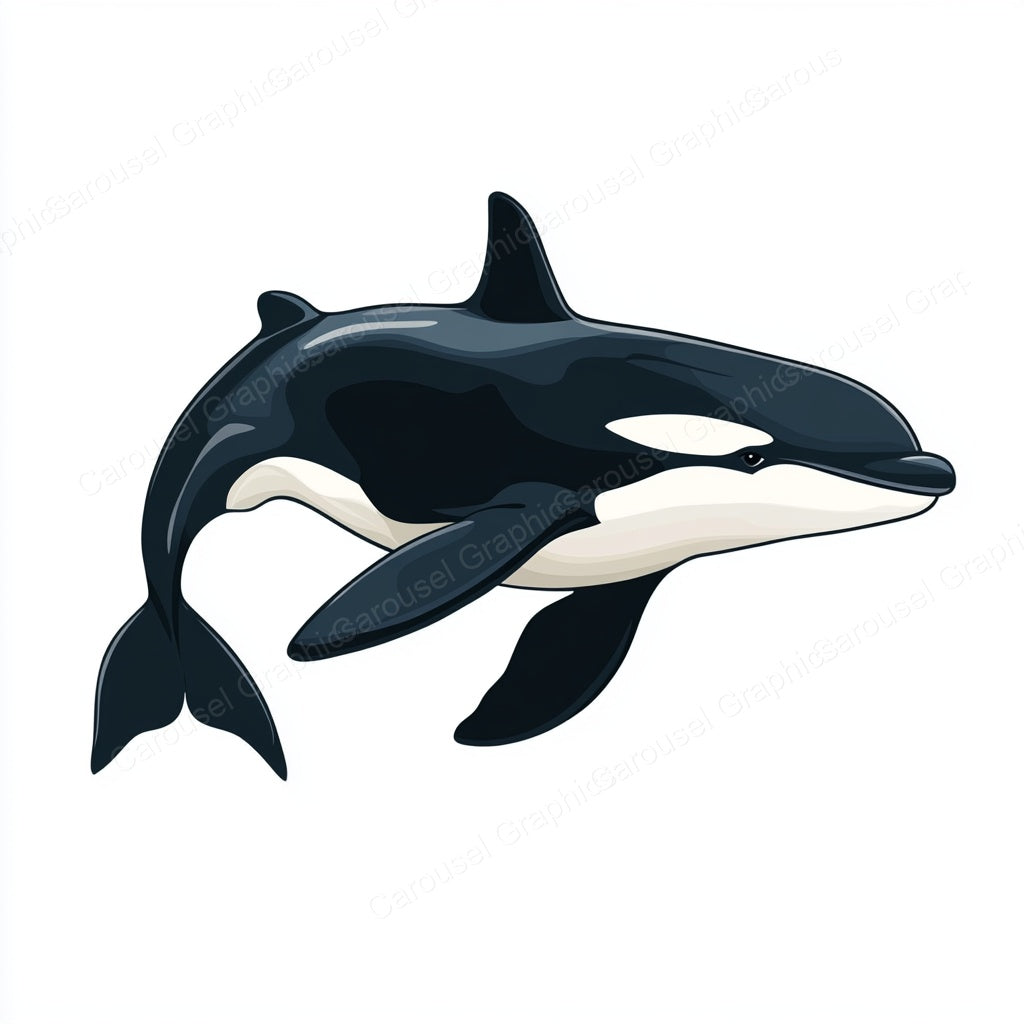 Orca Vector Graphic preview