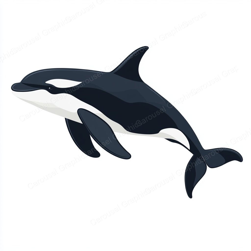 Orca Vector Graphic preview
