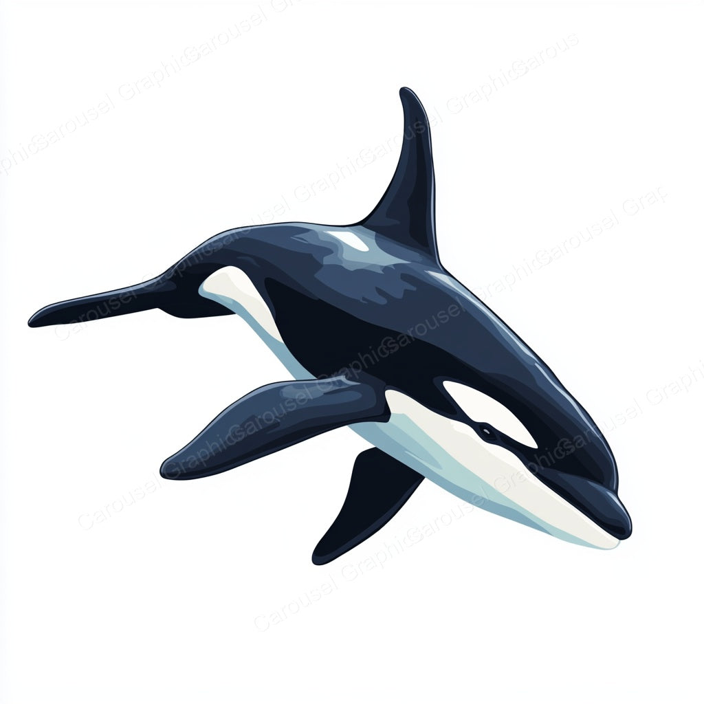 Orca Vector Graphic preview