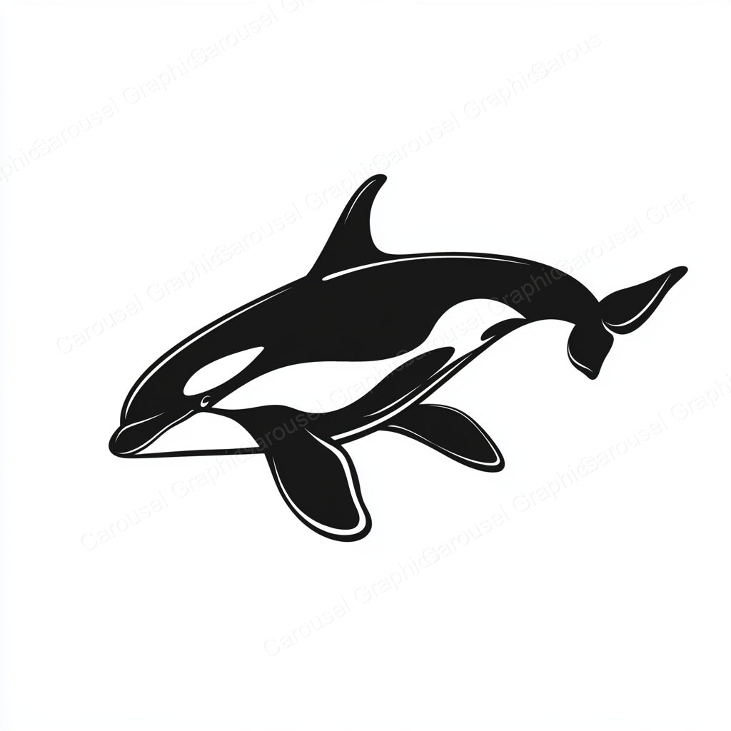 Orca Vector Graphic preview