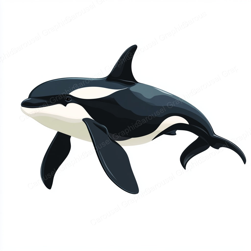 Orca Vector Graphic preview